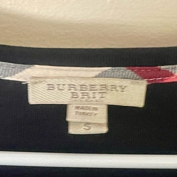 Burberry Brit Scoop Neck Three-Quarter Sleeve T-Shirt Size: S EUC - Picture 4 of 12